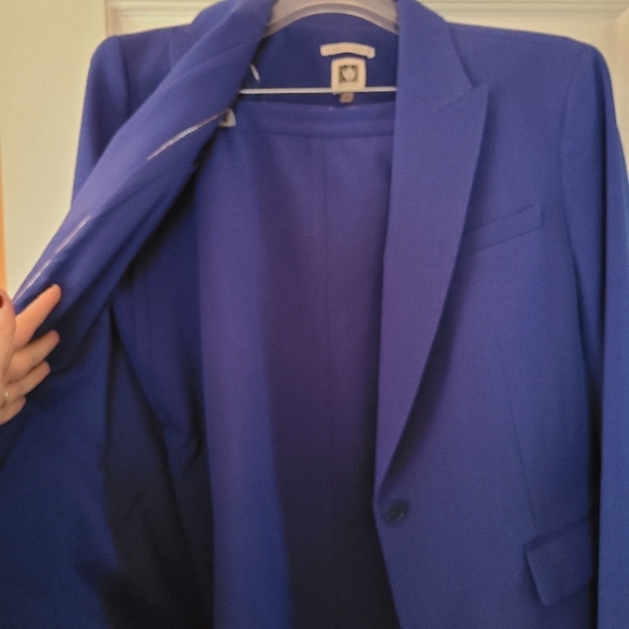 Anne Klein The Executive Collection Blue Blazer - Picture 6 of 6